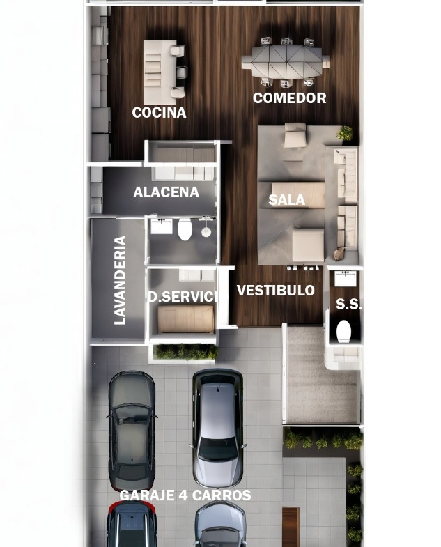 Townhouse en Tres Caminos