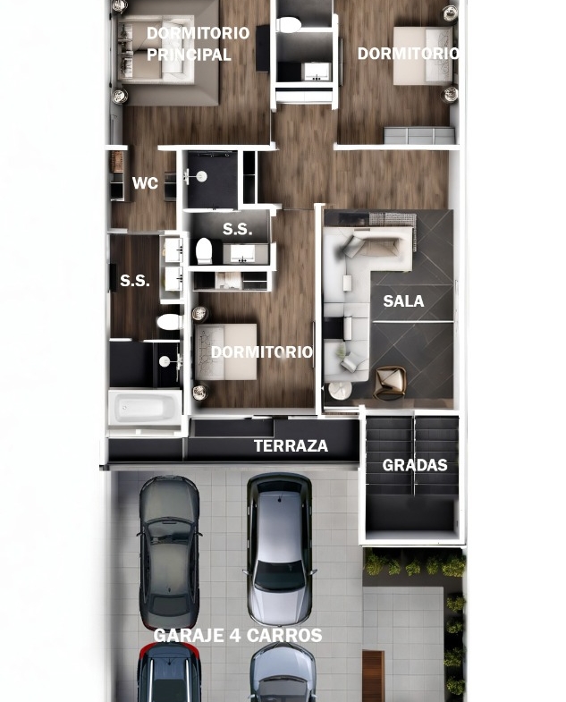 Townhouse en Tres Caminos