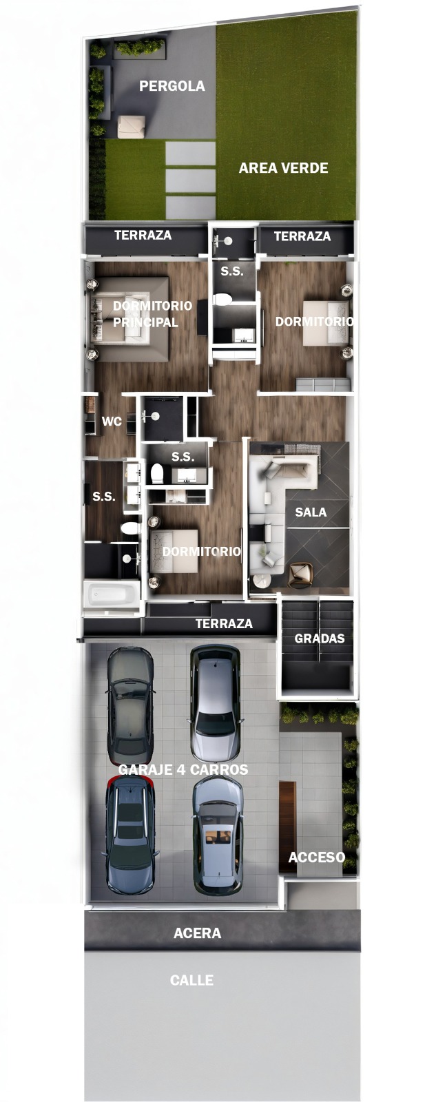 Townhouse en Tres Caminos